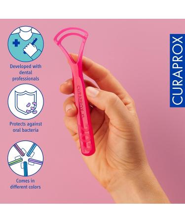 Curaprox CTC 201 Tongue Scraper | Fresh Breath & Plaque Removal Tool - Buy Online on GoSupps.com