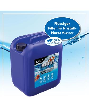 Microbe-Lift Aqua-Pure 5000ml | 100% Organic Liquid Filter Medium for Crystal-Clear Aquarium Water | Improve Water Treatment for Fresh & Saltwater - Buy Online on GoSupps.com