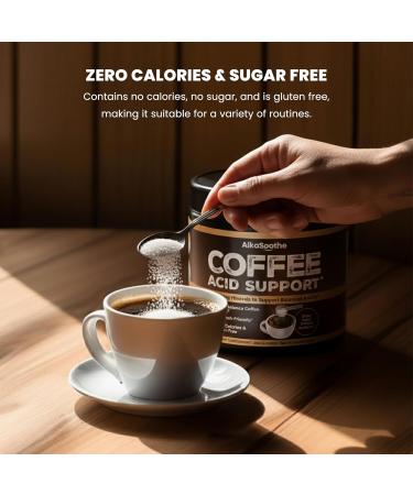 Coffee Acid Reducer (60 Day Supply) Transforms Regular to Low Acid Coffee - All Natural Minerals - Tames Acidity by 90% - Acid Neutralizer & Relief - Keto Friendly - Sugar Free & Vegan - USA Made - Buy Online on GoSupps.com