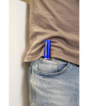 Kokobin Flexible Metal Reading Glasses | Unisex +2.5 Diopter Visual Aid with Stylish Case - Feather-Hinge Design (Blue) - Buy Online on GoSupps.com