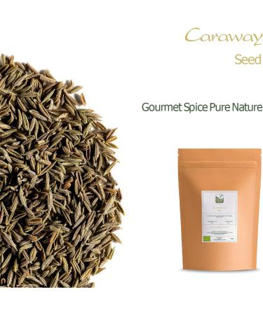 Organic Caraway Seeds - 100g | Premium Whole Seed for Gourmet Cooking - Buy Online on GoSupps.com