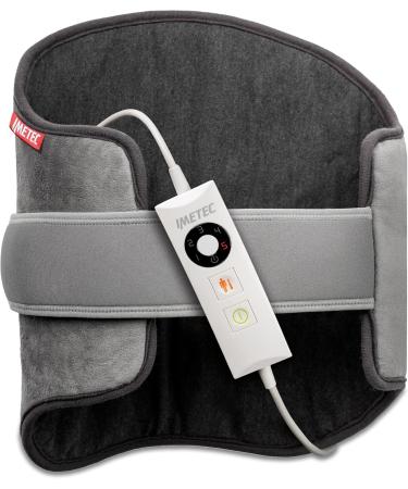 Imetec Intellisense Lumbar Heating Pillow - Fast Heating Hypoallergenic 5 Temperature Settings Washable 61x38 cm for Ultimate Comfort - Buy Online on GoSupps.com