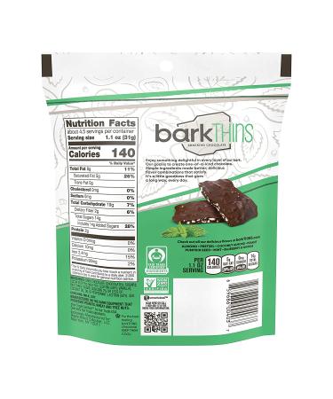 barkTHINS Mint Dark Chocolate Snacking - 4.7 oz Pack of 12 | Healthy Indulgence - Buy Online on GoSupps.com