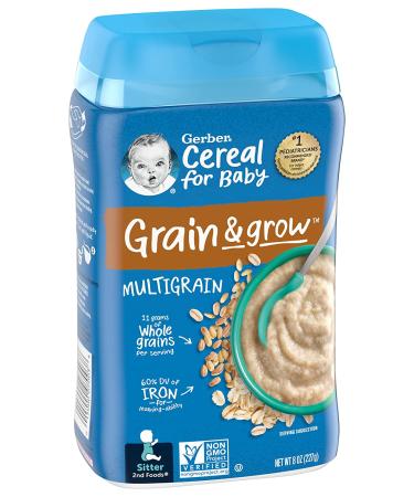 Gerber MultiGrain Cereal 8 oz - Nutritional Baby Food for Healthy Growth - Buy Online on GoSupps.com