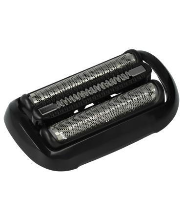 vhbw Shaving head (1x shaving foil 1x shaving blade) compatible with Braun 60-B1000s 60-B1200s 60-B1500s shaver black silver