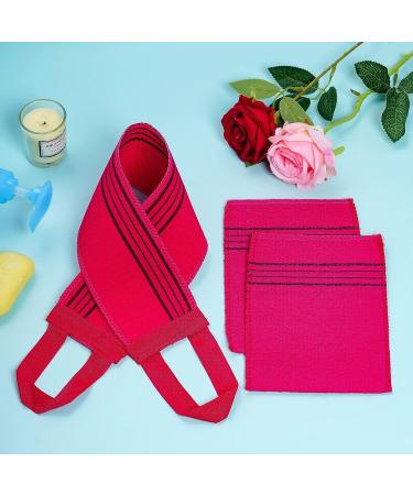 6-Piece Korean Exfoliating Mitts and Washcloth Set - Asian Bath Washcloth and Back Scrubber for Men and Women - Buy Online on GoSupps.com