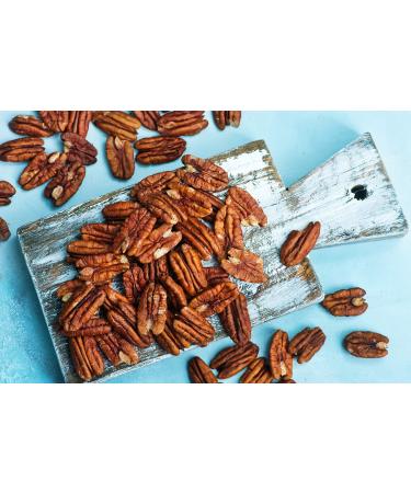 Buy 1001g Raw Pecan Halves - Natural Untreated California Nuts | Non-GMO Additive-Free Pecan Snack - Buy Online on GoSupps.com