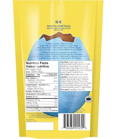 Lindt Milk Chocolate Candy Coated Mini Easter Eggs 125-Gram Bag Perfect Easter Candy Easter Treats - Buy Online on GoSupps.com