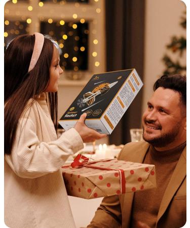 SainSmart Jr. Motorized Rocket Toy with Parachute - 61m Launch Range - Outdoor Fun for Kids Aged 8-12 - Buy Online on GoSupps.com