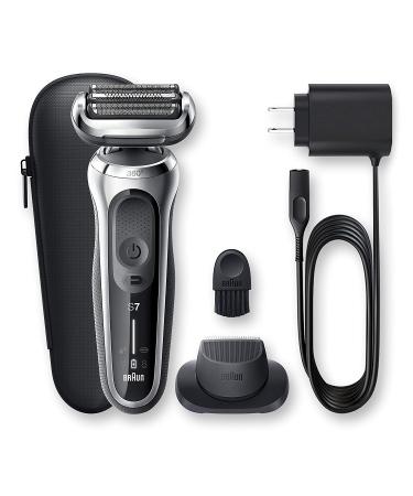 Braun Series 7 360 Flex Head Foil Shaver for Men with Precision Beard Trimmer - Rechargeable Wet & Dry Electric Razor Set 7020s - Buy Online on GoSupps.com