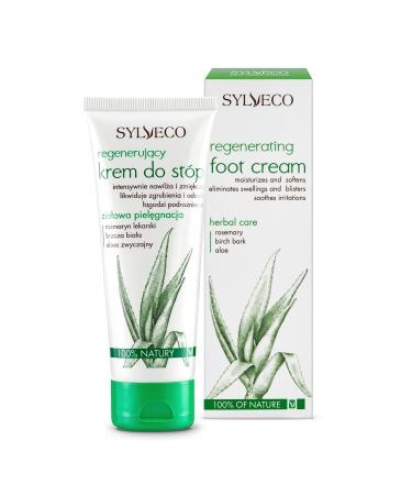 SYLVECO regenerating foot cream. Vegan natural cosmetics for women and men. Size 75ml