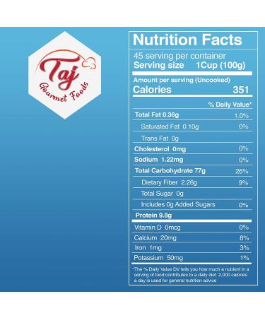 Taj Gourmet 1121 Basmati Rice 10 lbs - Extra Long Sela - Parboiled Golden Sella - Buy Online on GoSupps.com