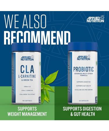 Applied Nutrition CLA Gold 1000-2000mg - Natural Safflower Oil Weight Management Supplement - 100 Veggie Softgels - Buy Online on GoSupps.com