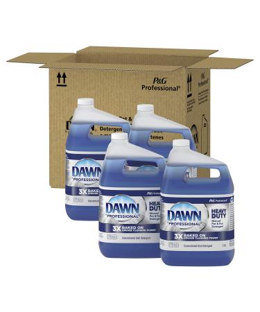 Dawn Professional Heavy Duty Manual Pot and Pan Dish Soap Detergent 3.78 L (case of 4)