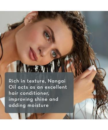 Nangai Oil 4 fl oz - Wild Harvested and Cold Pressed in Vanuatu - Undiluted and 100% Pure - by Pure Body Naturals - Buy Online on GoSupps.com