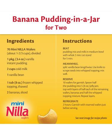 Nilla Wafers Mini Cookies - 48 Oz Total Vanilla, 4 Boxes of 12 Snack Packs - 12 Count each, Pack of 4 - Buy Online on GoSupps.com