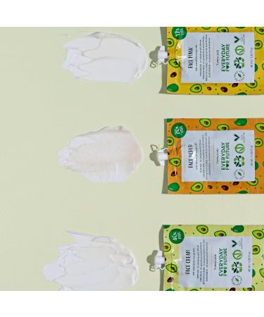 EVERYDAY FOR FUTURE Avocado Face Cream | Nourishing Avocado Face Cream | Vegan & Cruelty Free Face Cream | 99% Natural Face Cream with Avocado | 1.35 fl oz - Buy Online on GoSupps.com