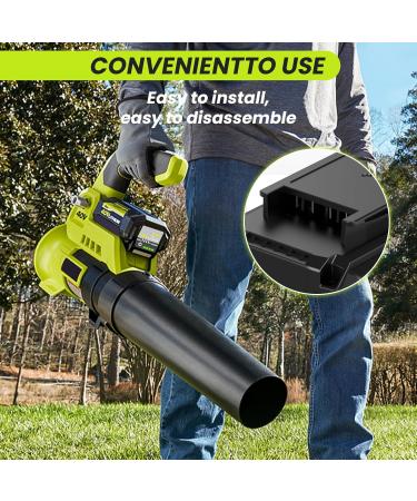 6000mAh OP40601 Battery Replacement for Ryobi 40V - Compatible with OP4050A OP4040 RY40180 RY40200 | High-Performance Green Battery for Power Tools - Buy Online on GoSupps.com