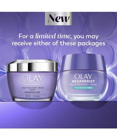 Olay Regenerist Night Recovery Cream - 1.7 oz | Anti-Aging Face Moisturizer - Buy Online on GoSupps.com