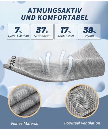 ProWaves Compressed Knee Support | Meniscus & Arthritis Relief | Side Stabilizers | XL & XXL Available | Ideal for Sports & Pain Relaxation - Buy Online on GoSupps.com