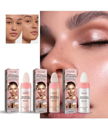 Airy Highlight Powder Stick - White Sparkle for Hair, Face, Eyes & Body - Buy Online on GoSupps.com