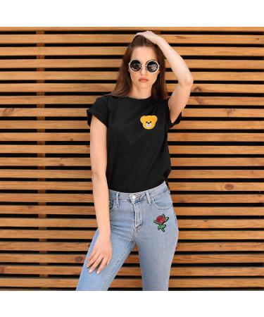 60Pcs Random Assorted Iron on Patches for Jackets Hats Backpacks Jeans - Cute Embroidered Applique Patches - DIY Accessories - Buy Online on GoSupps.com