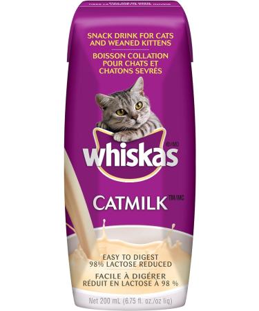 WHISKAS Catmilk Kitten & Cat Treats 200ml (24 Pack) & Perfect Portions Adult Wet Cat Food - Chicken Beef Whitefish and Tuna Salmon 75g Trays (24 pack) Cat Treats + Cat Food - Buy Online on GoSupps.com