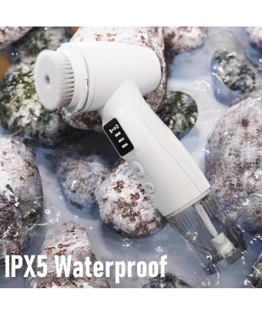 Handheld Facial Cleansing Brush - IPX5 Waterproof Automatic Foaming Exfoliating Massage for Deep Clean - Shop Now - Buy Online on GoSupps.com
