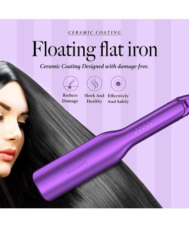 Milano by Laurenza 2-in-1 Hair Straightener and Curler 8.5 Inch SuperMax Design - Purple - Buy Online on GoSupps.com