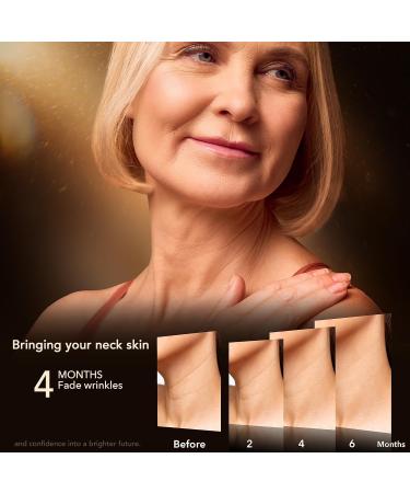 NEWKEY Red Light Therapy Neck Mask - 26 LED Wireless Device for Wrinkle Reduction Anti-Aging Infrared Treatment for Saggy Neck & Crepey Skin - Buy Online on GoSupps.com