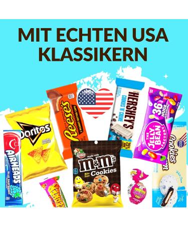 American Sweets Box - Authentic USA Treats & Global Candy Selection | Perfect for Candy Lovers - Buy Online on GoSupps.com