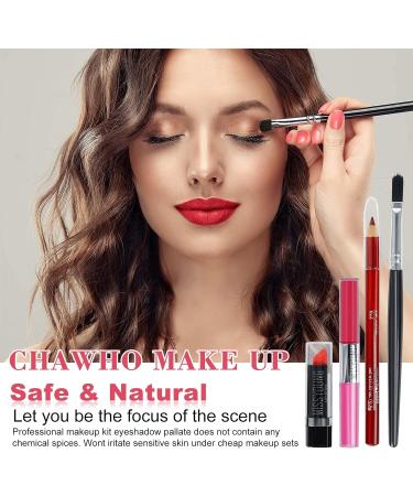 FantasyDay All-in-one Makeup Set Gift Surprise | Full Makeup Kit for Women Multipurpose Essential Starter Bundle Include Eyeshadow Palette Lipstick Blush Concealer Face Powder Eyeliner Mascara Brush - Buy Online on GoSupps.com