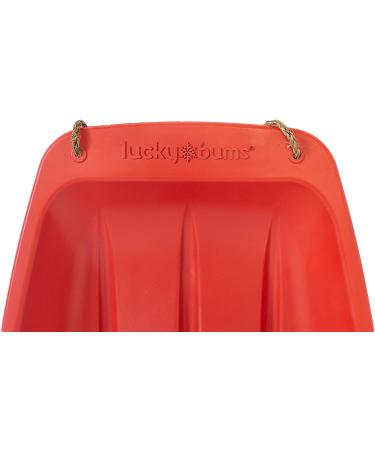Lucky Bums Kids Plastic Snow Sled Toboggan in Red - Sledding Fun for Children - Buy Online on GoSupps.com