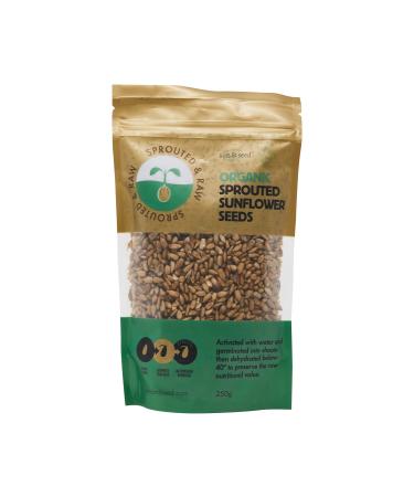 Sun & Seed Organic Sprouted Raw Sunflower Seeds 250 g