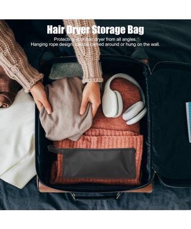 Verdant Touch Hair Tools Travel Bag - PU Hair Dryer Travel Bag - Waterproof Hair Curler Carrying Case - Makeup Cosmetic Organizer Case  - Buy Online on GoSupps.com