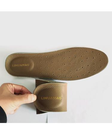 Shop Soft Comfort Cow Leather Insoles for Men - Gray Size 8 (10.24 Inch / 26 cm) - International Shipping Available - Buy Online on GoSupps.com