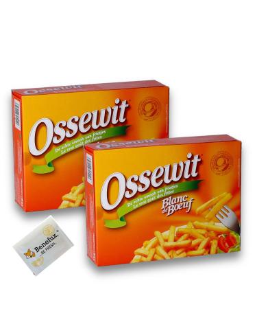 Vandemoortele Blanc de Boeuf Ossewit 2kg (8x 250g) 100% beef fat frying fat + Benefux. Refreshing towel