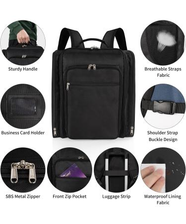 Extra Large Makeup Backpack & Organizer for Travel - Professional Case with 4 Removable Bags & Brushes Holder - Buy Online on GoSupps.com