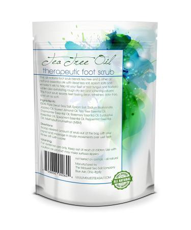Tea Tree Oil Foot Scrub - 24oz | Treat Nail Fungus Athlete's Foot & Odor - Shop Internationally - Buy Online on GoSupps.com