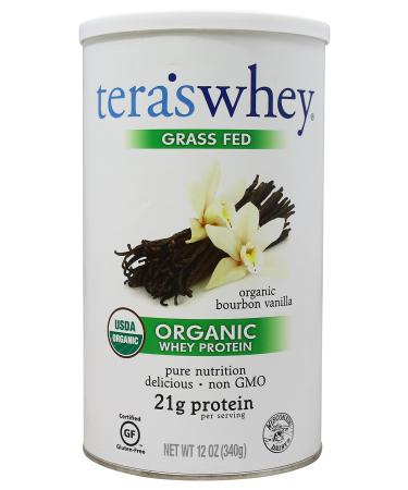 teraswhey Organic Whey Protein, Bourbon Vanilla 12 oz