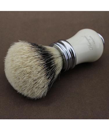 Haryali London Badger Hair Shaving Brush - Elegant Ivory Dachshaar Razor Brush for Your Perfect Shaving Set - Buy Online on GoSupps.com
