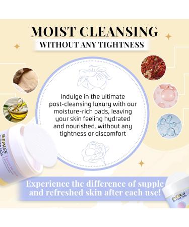 Peelosoft One Pass Makeup Remover & Cleansing Pads - Hypoallergenic Deep Cleansing Pads for Sensitive Skin - 50 Count Waterproof Makeup Remover - Buy Online on GoSupps.com