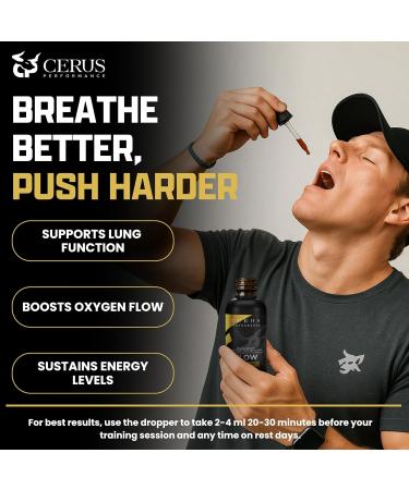 Cerus Performance Flow Stimulant-Free Endurance Pre-Workout Boosts Stamina Supports Heart Health with Natural Herbs Vegan-Friendly - 2 Fl Oz - Buy Online on GoSupps.com