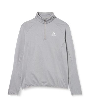 Odlo Men's Berra Light_541792 Mid Layer with Zipper S Grey Melange