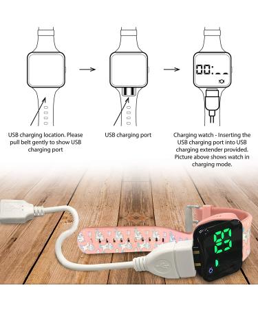 Potty Training Toilet Timer Watch for Girls & Boys | Fun Lights, Music, & Alarm | Water Resistant & Rechargeable | Smart Sensor | Amazing Kids Peach Timer - Buy Online on GoSupps.com