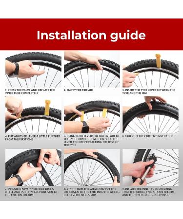 Fincci 700x35c/32c/38c Bike Inner Tubes 48mm - Schrader Valve - Pack of 2 | Cycle/Bicycle Tire Tubes - Buy Online on GoSupps.com