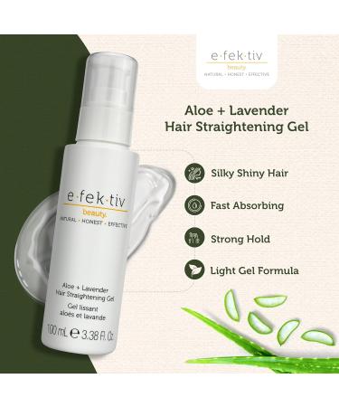 Aloe Plus Lavender Hair Straightening Gel - Natural Hold Travel Size Vegan Frizz Control - 3.38 oz – Shop Internationally - Buy Online on GoSupps.com