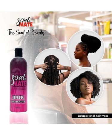 SOUL MATE Pink Lotion 15.2oz | Fast-Hydrating Conditioner & Detangler | Hair Shine & Anti Breakage Setting Lotion | For Natural & Relaxed Hair - Buy Online on GoSupps.com