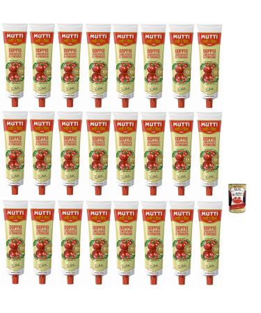 Italian Gourmet E.R. Mutti Double Concentrated Tomato 130 g + 400 g Box of 24