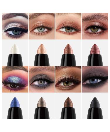 Highlighter Stick Eyeshadow - Multi-Color Waterproof Cream Eye Shadow for Brown Eyes - Makeup 07 Brown - Buy Online on GoSupps.com